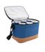 6l two tone cooler bag 16.4cm x 23.5cm x 16cm blue XD Collection-2