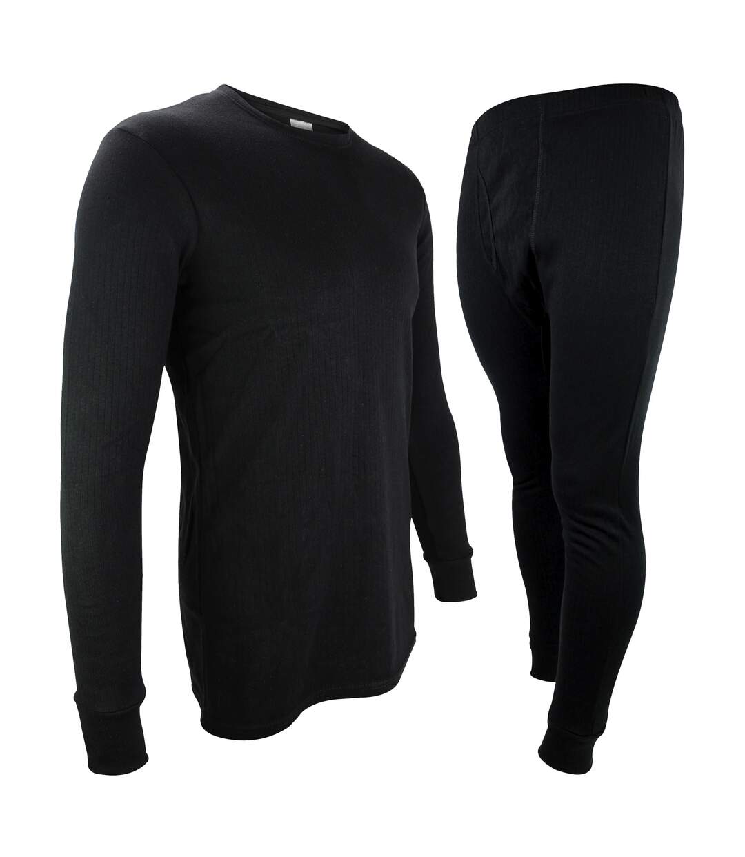 Mens Thermal Underwear Set | Fleece Lined Top & Long Johns Set-3