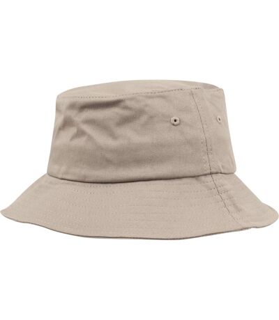 Flexfit By Yupoong Adults Unisex Cotton Twill Bucket Hat (Khaki) - UTRW7537