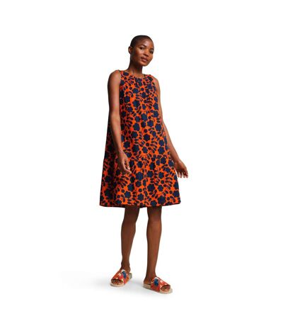 Robe Mi-longue Orla Kiely Femme Orange Regatta