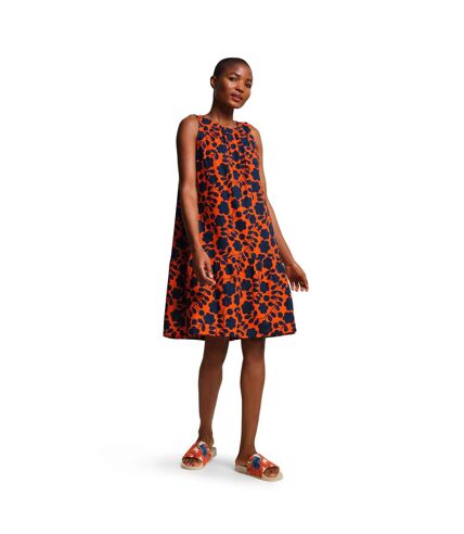 Robe mi-longue orla kiely femme orange Regatta