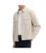 Chemise beige homme calvin klein jeans nylon-1