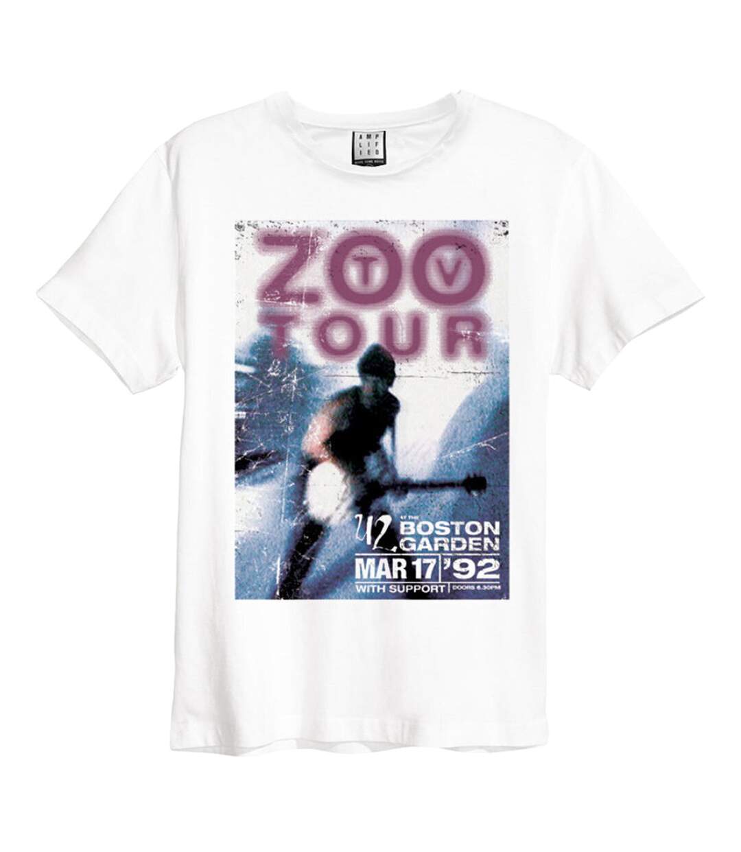 T-shirt zoo tv tour adulte blanc Amplified