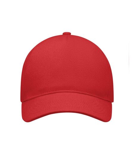 Singa 5 Panel Baseball Cap Red MidOcean