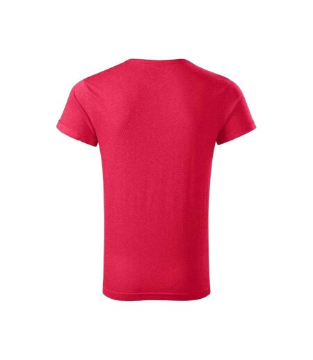 T-shirt Fusion Homme Rouge Malfini