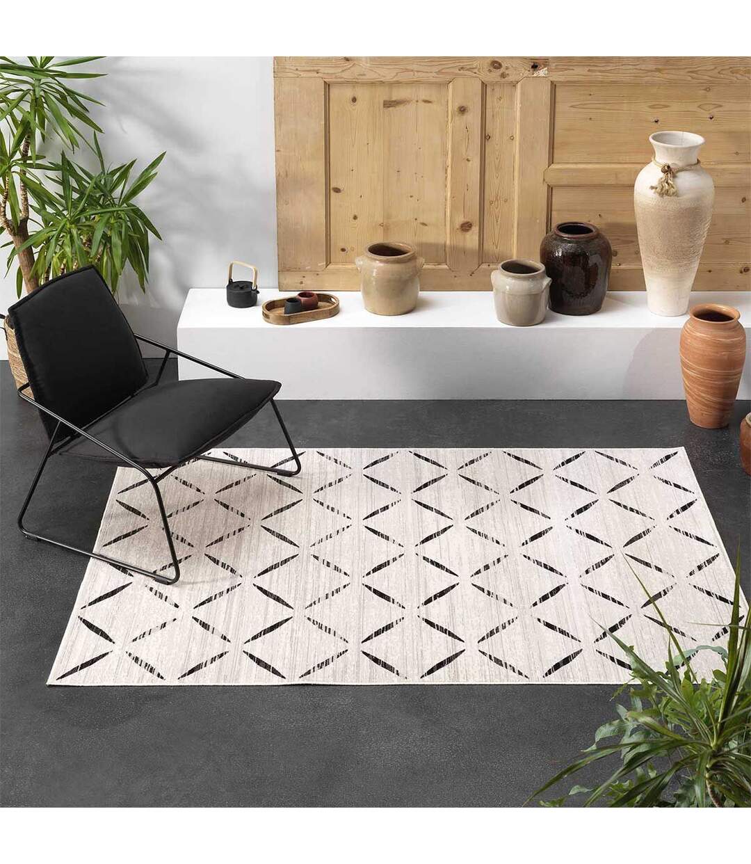 Tapis Déco Tissé Modesto 140x200cm Naturel-3