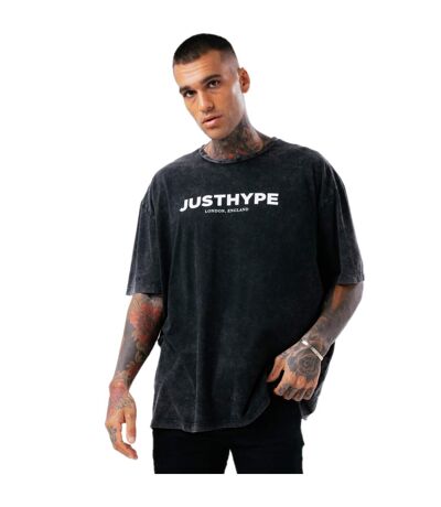 Hype Mens JH Vintage Oversized T-Shirt (Gris) - UTHY5956