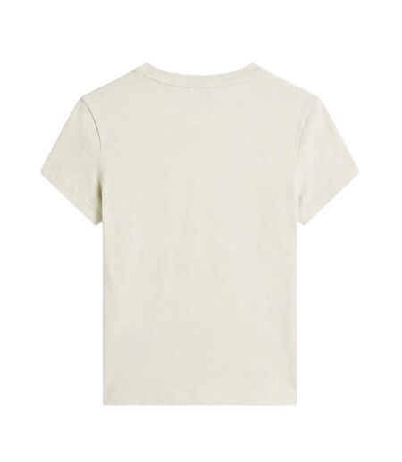 T-shirt Motif/style Lettrage Femme Noir Tommy Jeans