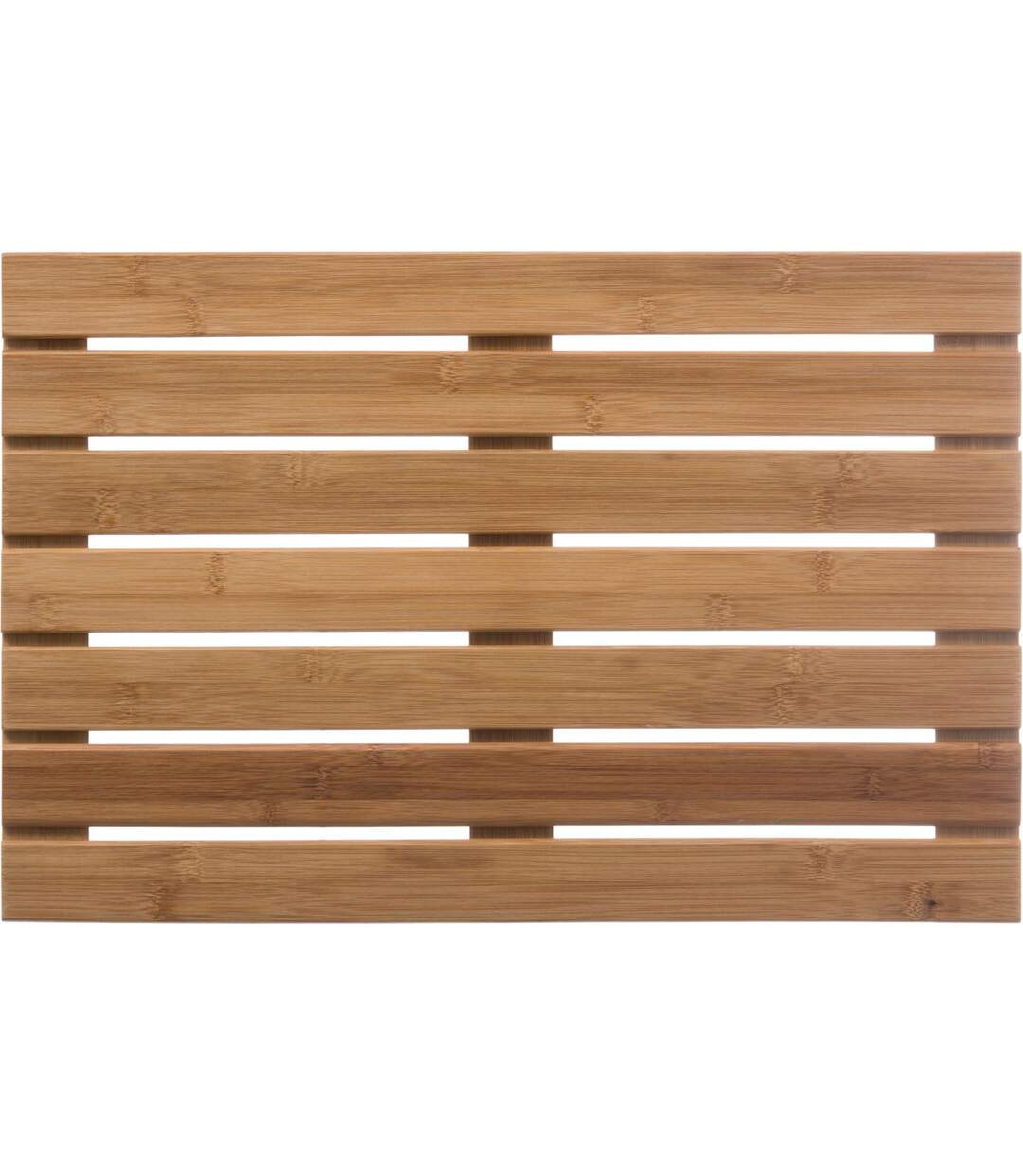 Caillebotis design Bamboo - L. 53 x l. 36 cm - Marron-2