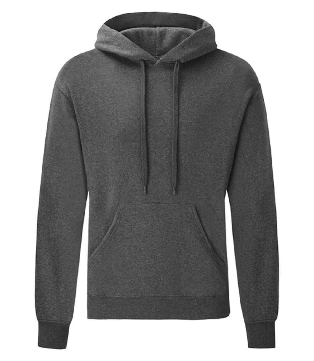 Sweat-shirt - Homme - 62-208-0 - gris foncé chiné-1