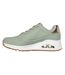 Womens/ladies Uno Stand On Air Wedge Trainers Sage Skechers-2