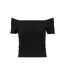 T-shirt Femme Noir Urban Classics-1