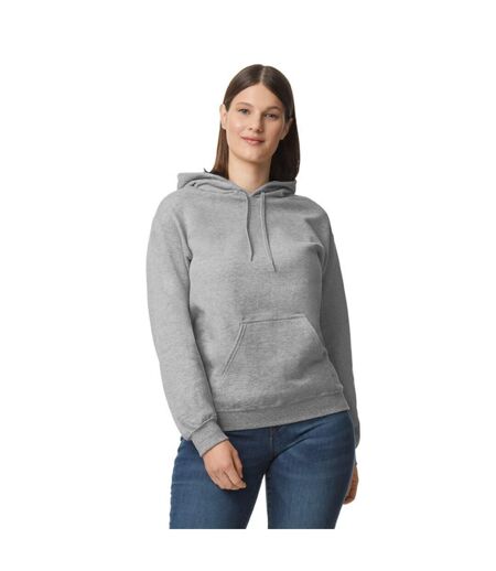 Sweat À Capuche Softstyle Adulte Gris Chiné Gildan