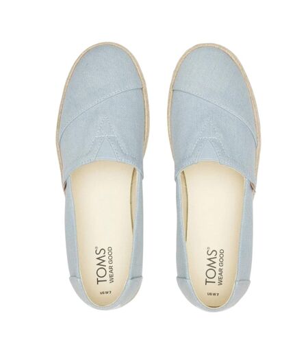Mens Alpargata Rope 2.0 Shoes Light Blue Toms