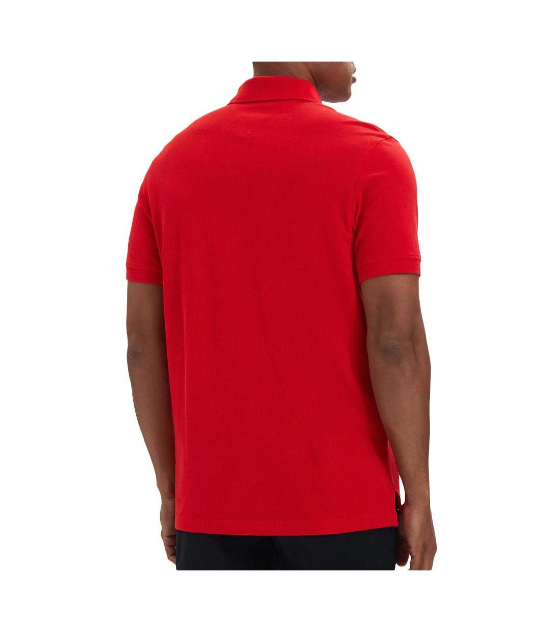 Polo rouge homme tommy hilfiger regular-2