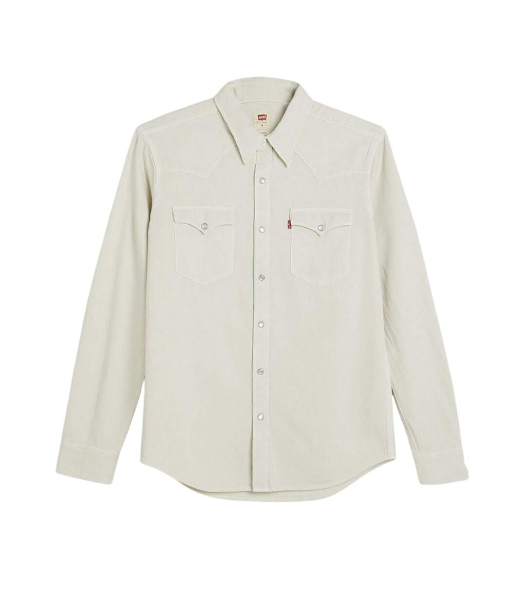 Surchemise Motif/style Western Homme Blanc Argenté Levis-2