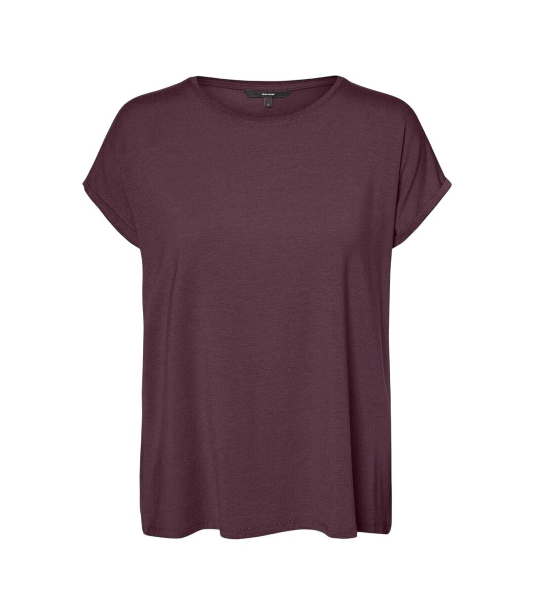 T-shirt Motif/style Uni Ava Femme Bordeaux Vero Moda-2