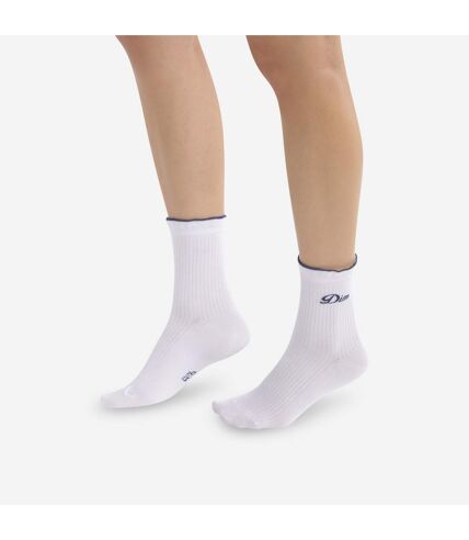 Chaussettes en coton brodées Madame Dim