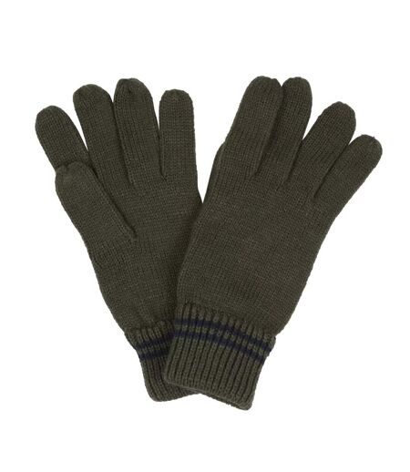Regatta Mens Balton III Knitted Gloves (Dark Khaki)