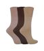 3 Paires Chaussettes Femme Bambou sans Élastique-1