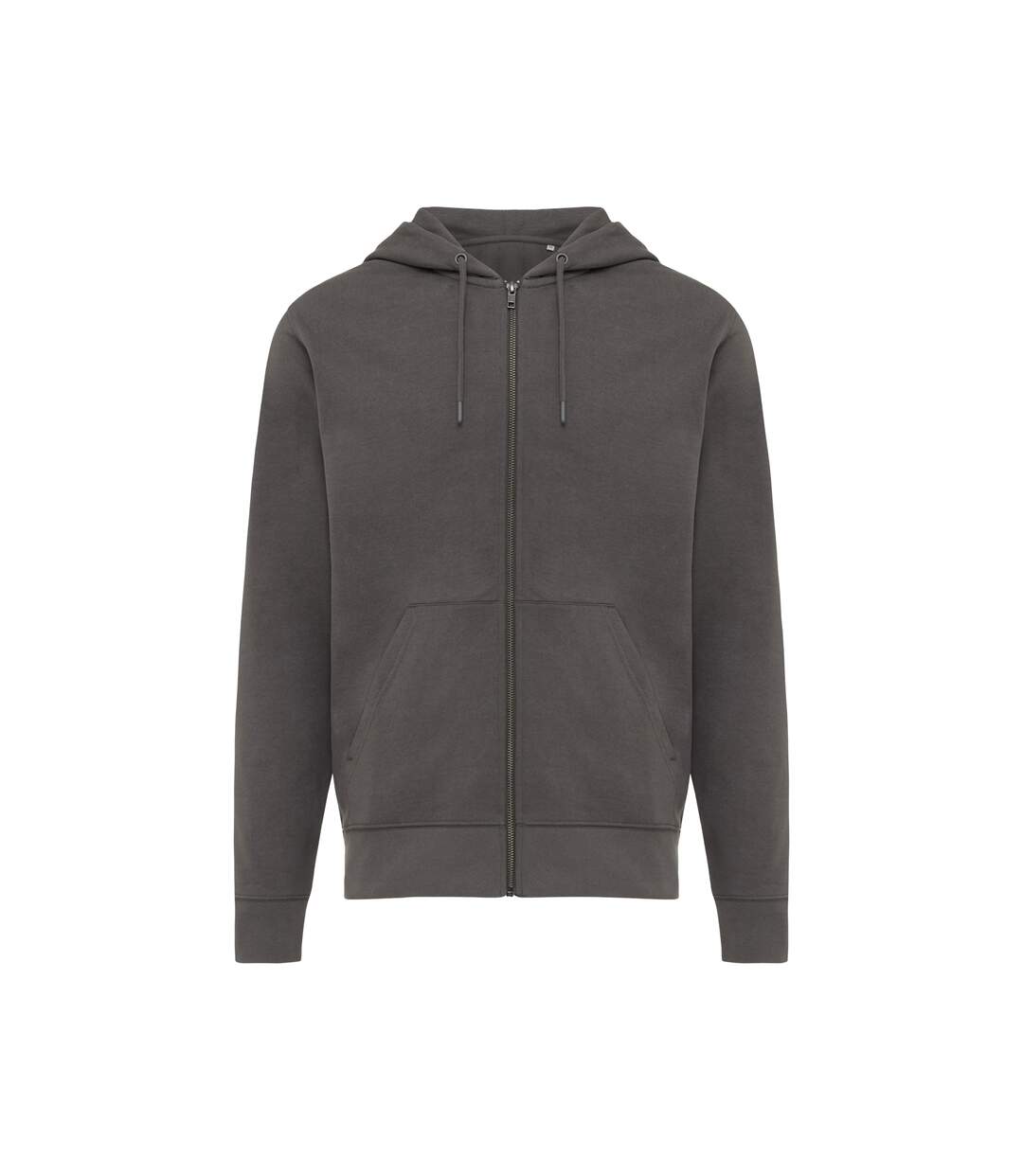 Unisex Adult Abisko Recycled Cotton Full Zip Hoodie Anthracite Iqoniq-2