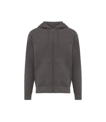 Unisex Adult Abisko Recycled Cotton Full Zip Hoodie Anthracite Iqoniq