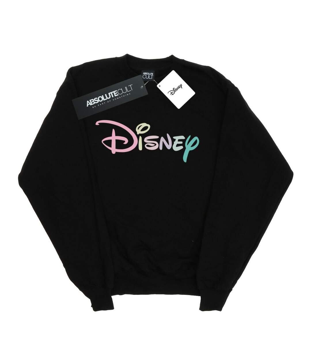 Disney - Sweat PASTEL LOGO - Femme (Noir) - UTBI14160-1