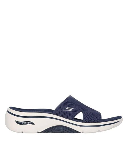 Womens/ladies Go Walk Arch Fit 2.0 Sandals Navy Skechers