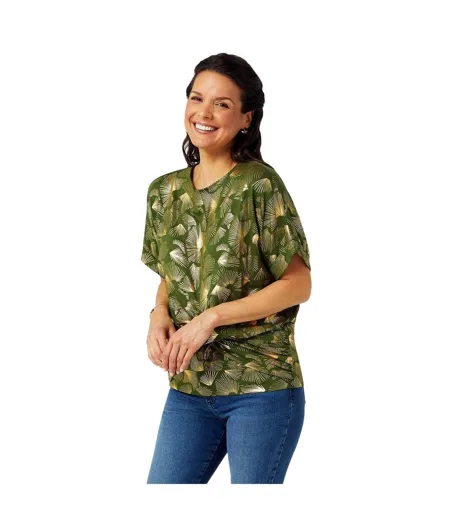 Haut Motif/style Aluminium Femme Vert Kaki Biba