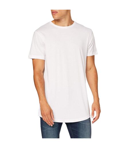 T-shirt Motif/style Façonné Homme Blanc Build Your Brand