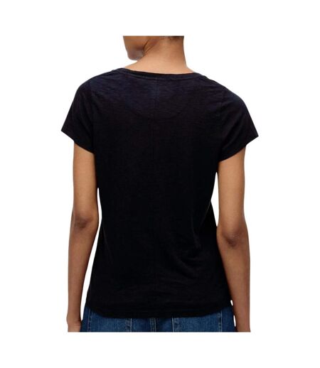 T-shirt noir femme superdry studios scoop