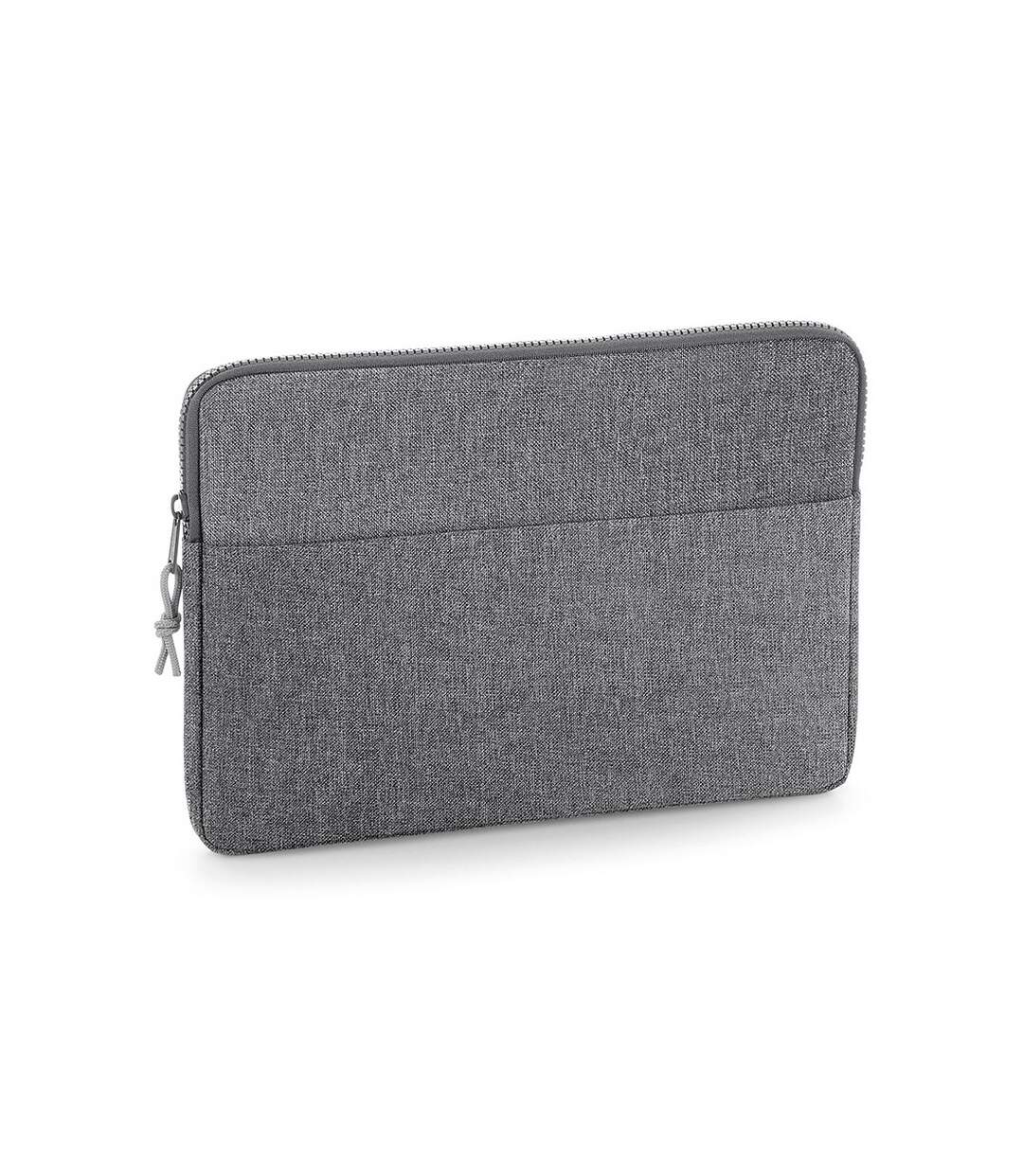 Essential 13in laptop case one size grey marl BagBase-1