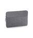 Essential 13in laptop case one size grey marl BagBase