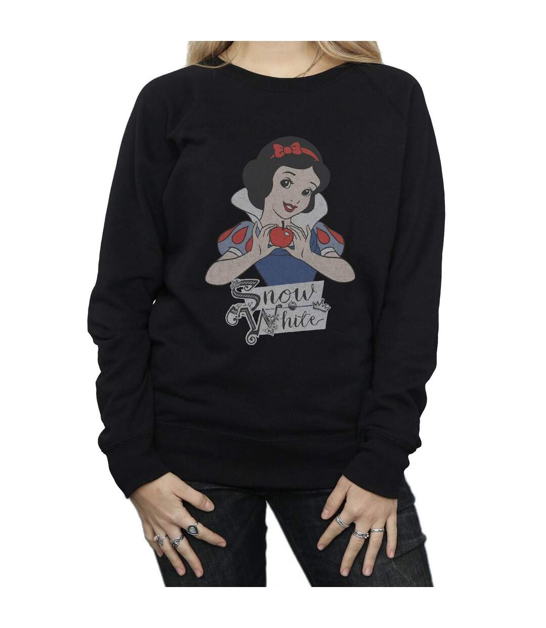 Disney Princess - Sweat SNOW WHITE APPLE - Femme (Noir) - UTBI32740-3
