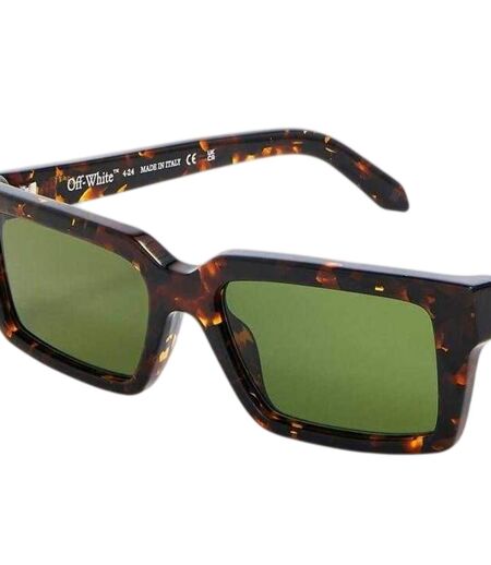 Unisex Adult Warren Sunglasses One Size Havana Green Faded Off White
