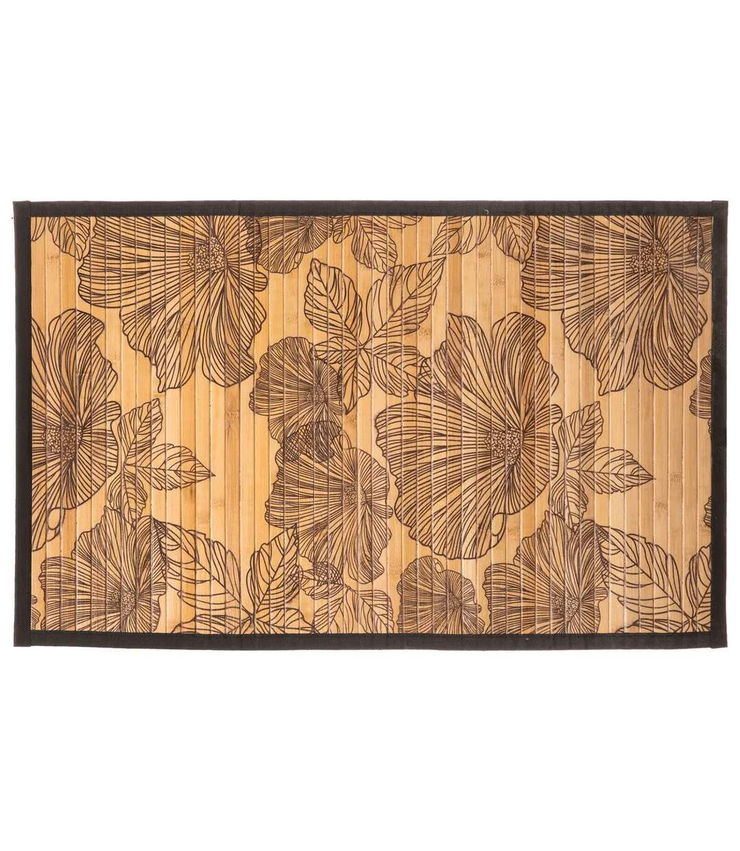 Tapis de Salle de Bain Blackflora 50x80cm Beige-1