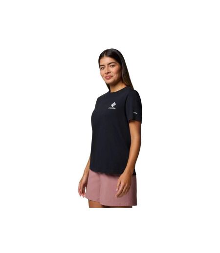 T-shirt Motif/style Graphique Rolling Bend Femme Noir Columbia