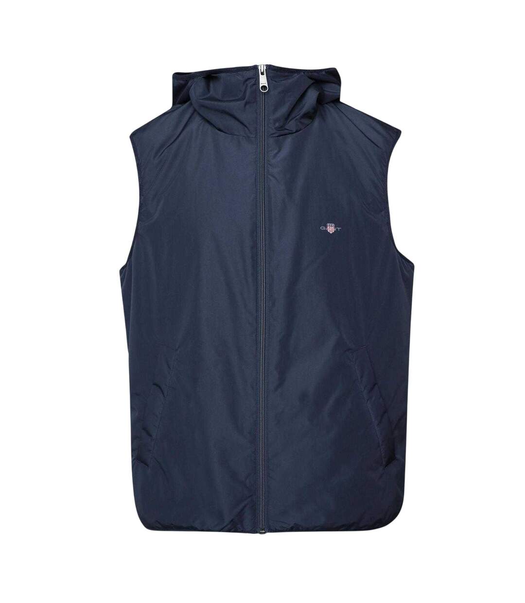 Mens Sleeveless Gilet Blue Gant-2