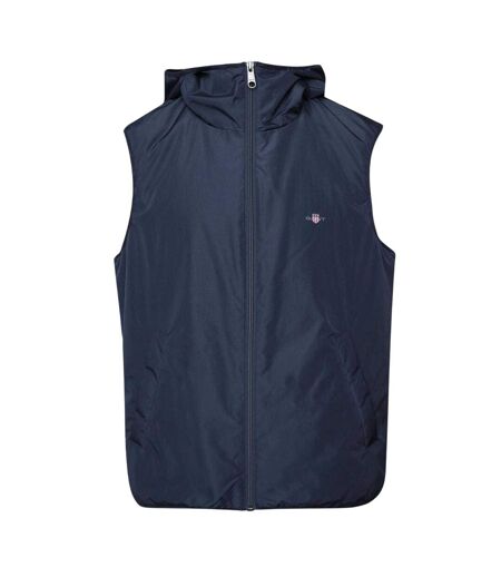 Mens Sleeveless Gilet Blue Gant