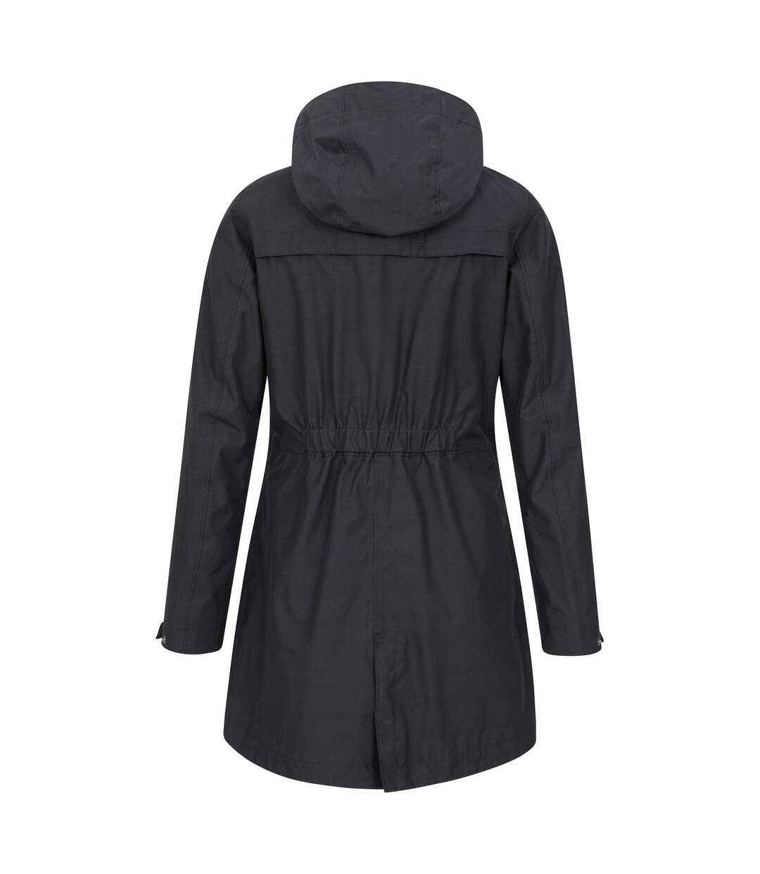 Womens/ladies Cloudburst Textured Waterproof Jacket Black Mountain Warehouse-2