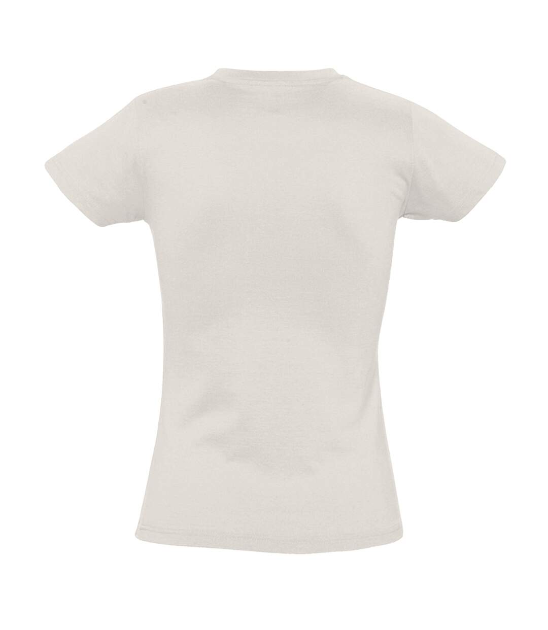 T-shirt imperial femme blanc cassé SOLS