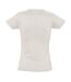 SOLS - T-shirt manches courtes IMPERIAL - Femme (Blanc cassé) - UTPC291