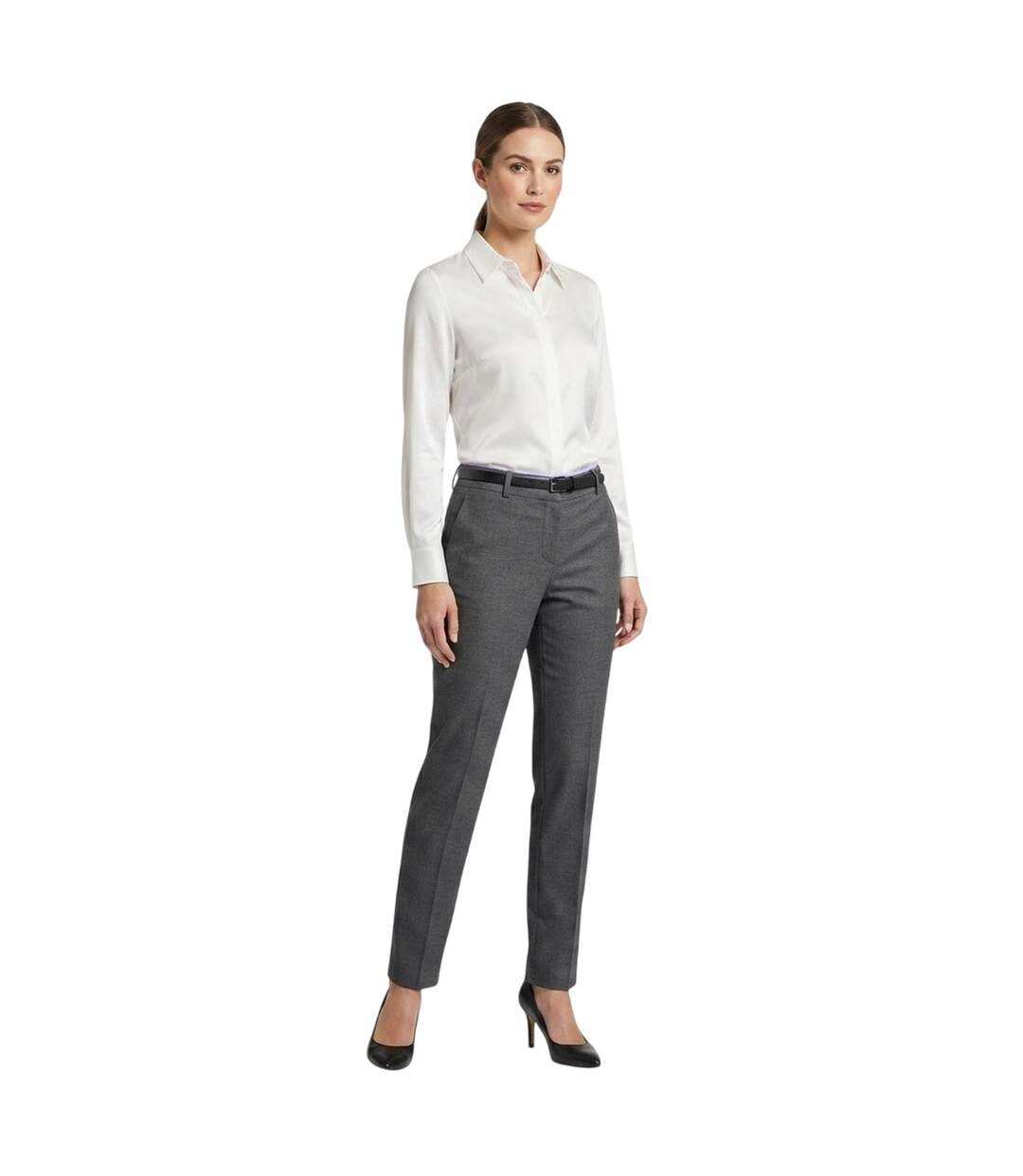 Pantalon Femme Gris Chiné JJXX-1