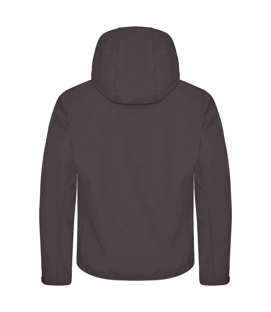Mens Classic Soft Shell Jacket Dark Grey Clique-2