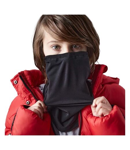 Cache-cou sports tech enfant taille unique noir Beechfield