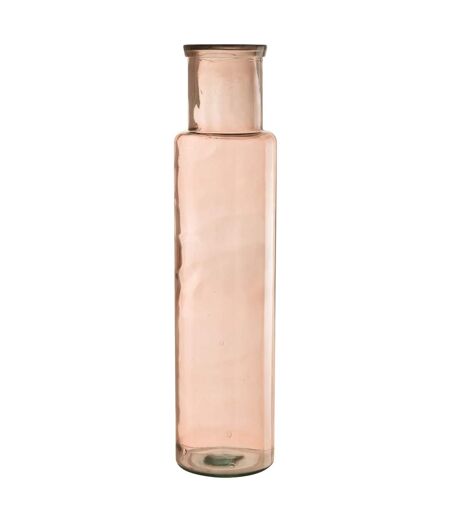 Vase en Verre Bouteille 75cm Rose