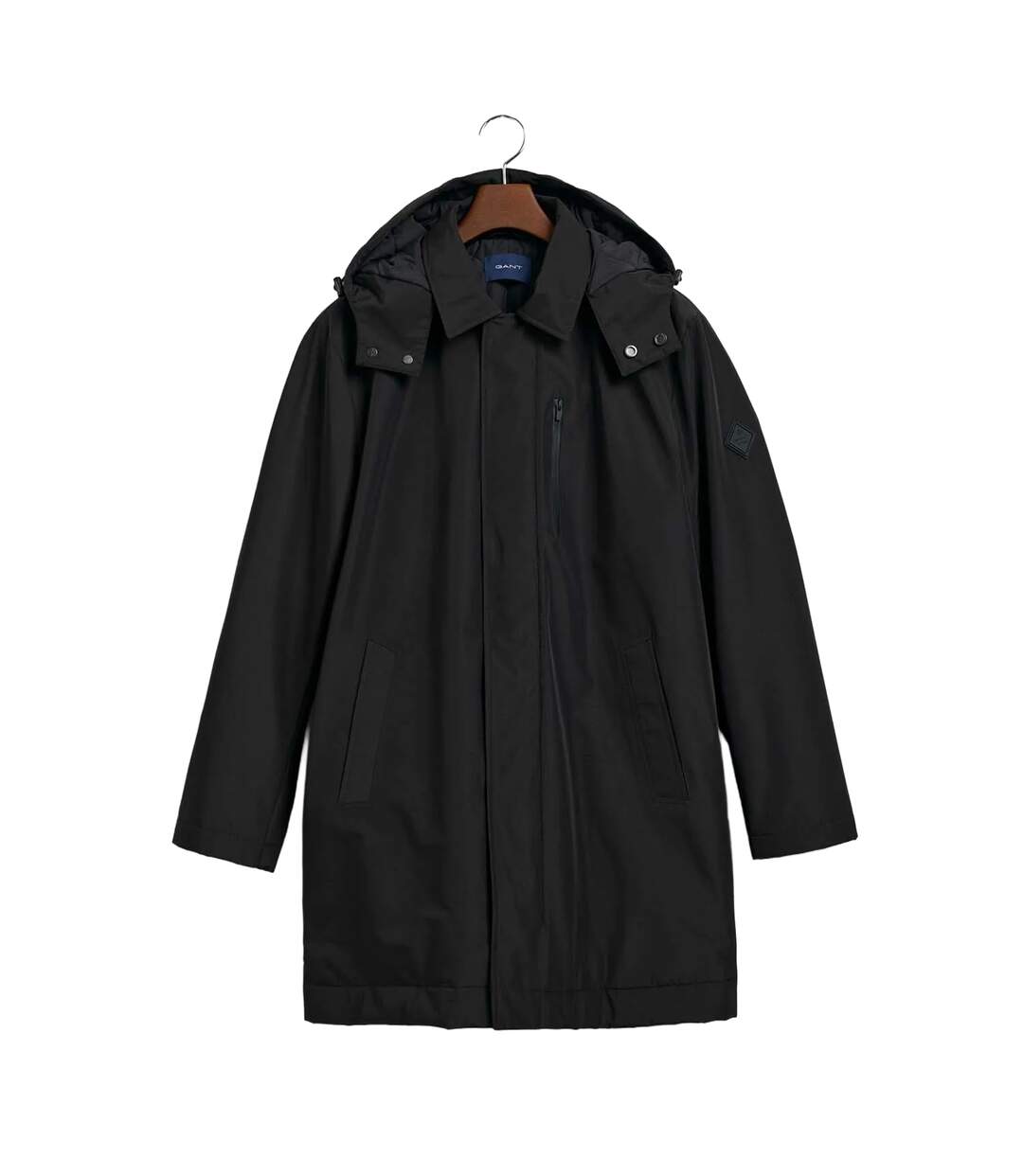 Mens Padded Car Coat Black Gant-1