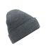 Bonnet Motif/style Uni Original Adulte Granite Beechfield-2