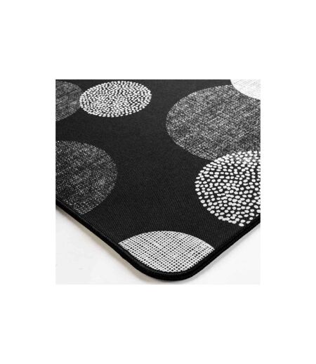 Tapis Déco Imprimé Terence 45x75cm Noir