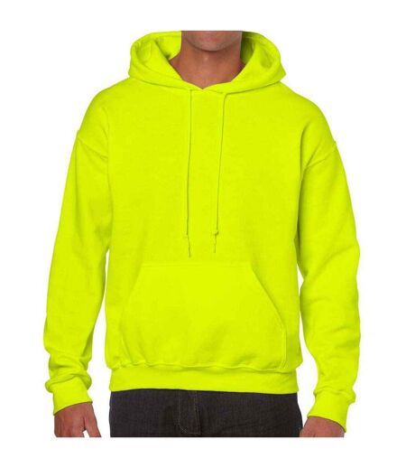 Unisex adult heavy blend hoodie safety green Gildan